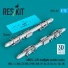 RESKIT RS72-0557 MBD2-67U multiple bombs racks (2 pcs) (MiG-21, MiG-23, MiG-27(М), MiG-29, Su-25, Su-24, Yak-38) (3D Printed) (1/72)